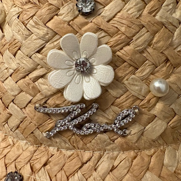 BNWT Karl Lagerfeld Paris Embellished Hat – One Size - Picture 3 of 9
